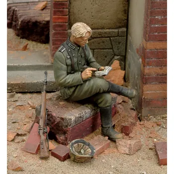 1/35 Комплекти модели на фигури от смола WW2 Войници почивка в разглобено и неокрашенном формата 752
