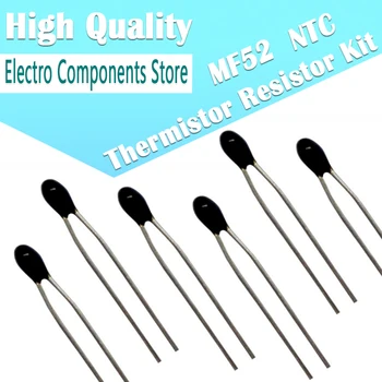 100 бр 10-цифрен термистор НПМ Терморезистор MF52 НПМ-MF52AT 1K 2K 3K 4,7 K 5K 10K 20K 47K 50K 100K 5% 3950B 1/2/3/4,7/K Ω R