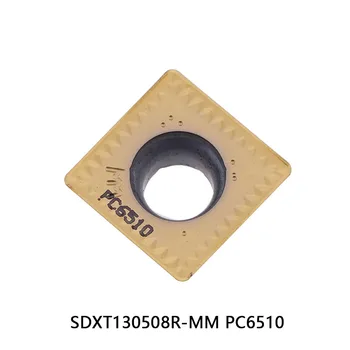 100% Оригинални SDXT130508R-MM PC6510 SDXT130508 ММ SDXT 130508 Видий Вмъкване на Струг режещи инструменти инструменти за Струговане 10 бр./кор.