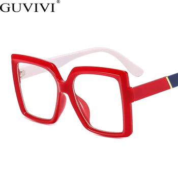 2021 Нова Мода на червения Площад Дамски Слънчеви Очила Класически Брендовый Дизайн Извънгабаритни Мъжки Слънчеви Очила с UV400 Стръмни Слънчеви Очила За Шофиране