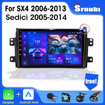Android Автомагнитола за Suzuki SX4 2006-2013 за Fiat Sedici 2005-2014 Мултимедиен плейър Навигация 2Din Carplay Стерео Главното устройство