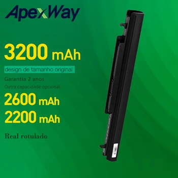 Apexway A41-K56 Батерия за лаптоп Asus k56 k56c k56cb k56cm A46CB A56CB E46CB K46CB K46 K46C K46CA K46CM R405CB R505CB A32-K56