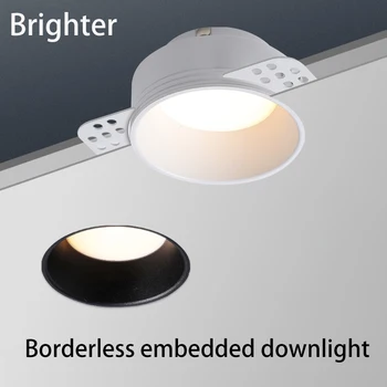 BRGT Led Лампа Без граници-Вградени Тавана Лампа, Алуминий 5W7W12W15W Осветителни Тела За Кухня на Домашен Вътрешно Осветление