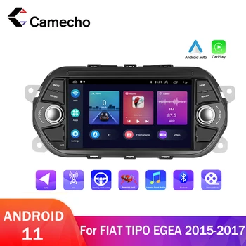 Camecho Android Авто Радио за Fiat Tipo Egea 2015-2017 Carplay Автомобилен Мултимедиен Android GPS 11 2din Авторадио Главното Устройство Автостере