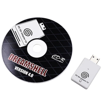 Dc Sd Tf Card Adapter Reader V2 Voor за Sega Dreamcast Bg Cd Met Downloader Dreamshell