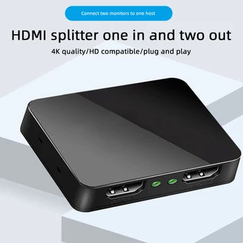 HDMI Сплитер 1 2 изход Адаптер 4 КЪМ HDMI Превключвател HDCP За Източване на 3D Сплитер Усилвател на Сигнал HDMI Превключвател За PS3 HDTV DVD