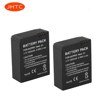 JHTC Батерия За спортни камери Gopro Hero 3 3 + Hero2 1600 mah батерия За Gopro 3 Gopro 2