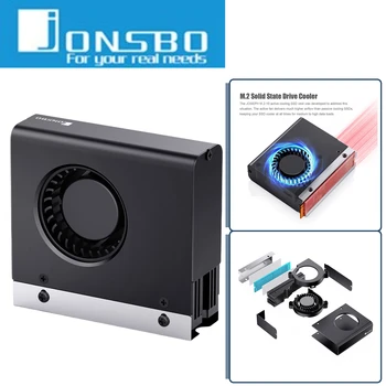 Jonsbo M. 2-10 Активен Пасивен фен от алуминиева сплав M. 2 SSD Охлаждащ Радиатор M2 2280 Твърди радиатор за охлаждане на твърдия диск