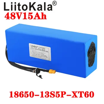 LiitoKala 48 батерия 48 15ah 13S5P 18650 литиево-йонна батерия 48 15AH електрически велосипед батерия за 48 500 W 750 W 1000 W мотор