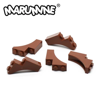 MARUMINE 1x3x3 MOC Тухлена Арка, издигната във Стълба за Дънера на Дървото Събира Строителни Блокове 13965 Съвместими Детайли Аксесоари за Моделиране