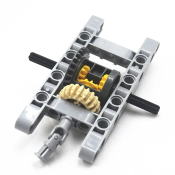 MOC Градивен елемент на Тухли Обемна Играчка Технически данни 1 комплект КАРКАСНЫЙ РАЗЛИЧНОТО РЕДУКТОР КОМПЛЕКТ Шаси Част Съвместими С Lego 62821