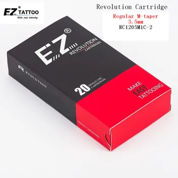 RC1205M1C-2 EZ Revolution Игла За татуировки Касета Извити Магнум 0,35 мм # 12 М конус 3,5 мм За машини и дръжки 20 бр/кор.