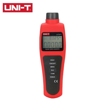 UNIT Тахометър UT371 UT372 Измерване на скоростта на въртене на вала или диск (on/off) Лазерна показалка об/мин./брой и време на Двоен дисплей