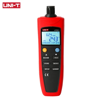 UNIT Цифров Термометър, Влагомер UT331 + UT332 + Измерване на Температура И Влага За Растенията-20 ° C ~ 70 ° C