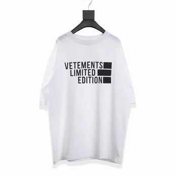 VETEMENTS High street new VTM превозни средства с къс ръкав OS свободна ежедневни тениска за любителите на хип-хопа с къс ръкав, мъжки и дамски мода
