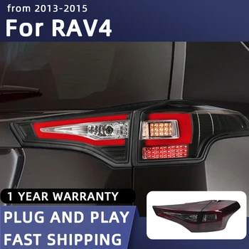 Автомобилен Стайлинг Задните Светлини за RAV4 Led Задна Светлина 2013-2015 RAV4 Задна Светлина DRL Задния мигач Автомобилни Аксесоари