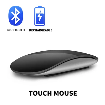 Безжична Bluetooth Magic 2 Мишка Тиха Акумулаторна Лазерна Ергономичен Дизайн на Сензорен екран За Macbook Air Pro m1 iPad Asus Преносими КОМПЮТРИ