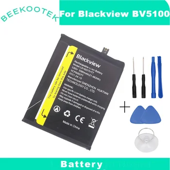В наличност 2022 дата на производство за Blackview BV5100 батерия 5580 ма Висок капацитет за Blackview Li616077HTT батерия