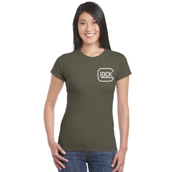 дамски тениски Уникална графична тениска K2 За Момичетата/Жените тениска Глок, женска Тениска, 100% Памук, годишна базова тениска, Дамски Тениски