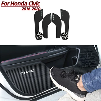 За Honda Civic 2016-2020 4 бр. Авто Врата устойчив на удари Защитен Мат Водоустойчив, устойчив на удари Декоративни Стикери Граждански Аксесоари
