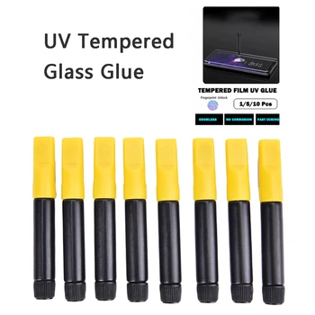 Закалено Стъкло Лепило Протектор на Екрана UV Течност За Всички Мобилни Телефони, Лепило 3D Извито Закалено Лепило на Ръба на Пълно Покритие на Стъкло Лепило