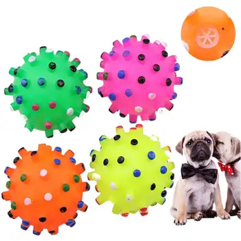 Компактен играчка Топчета кучета здрава тренируя играчка топчета Кученце играчка Винил Декомпресия писклявая играчка за Куче