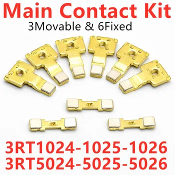 Комплект основни контакти за 3RT1026 3RT1025 3RT1024 3RT5026 3RT5025 3RT5024 Подвижни и неподвижни контакти Комплект за Контакти на контактора Аксесоар