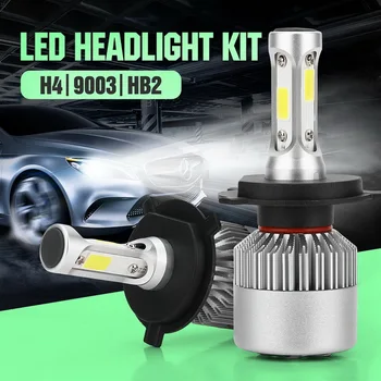 Лампа за автомобилни фарове Авто Налобный фенер COB LED H1 H4, H7 8000LM 12/24 В Hi-Lo Лъч 72 W 6000 До 2 бр./компл.