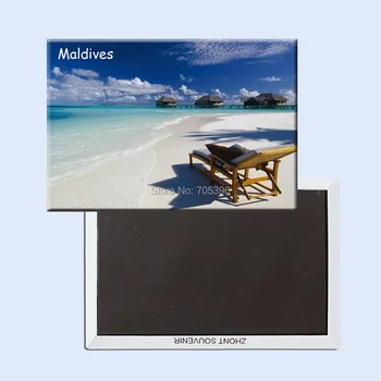 Малдивите-на Острова Туристически Магнити за Хладилник 78*54 мм, Туристически Сувенирни Магнити за Хладилник 20799