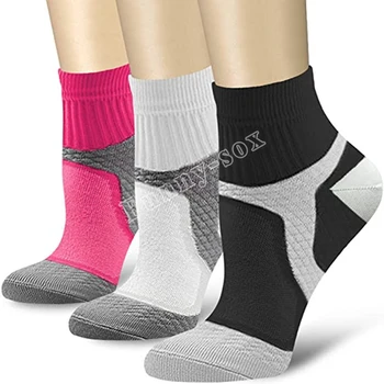 Нередовни многоцветни чорапи за почивка, найлон Дишаща спортни чорапи с дезодорант, мъжки и дамски чорапи със средна дължина, абсорбиращи потта