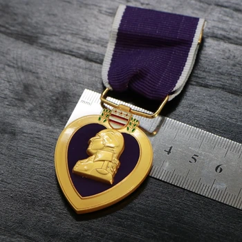 Отлично Качество на Американската армия на САЩ сърцето Военен Медал значка cllection отличителни медалите, с панделка за украса на кутии