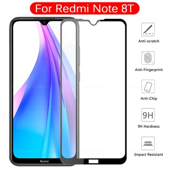 Противоударное Закалено Стъкло За Xiaomi Redmi Note 8T 6,3-инчов голям екран Защитно Предпазно Стъкло на Redmi Note 8 T note8t 2019 Филм