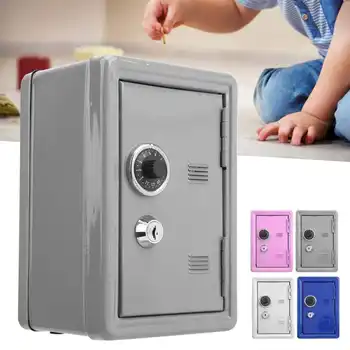 Симулация Безопасно Детска Мини-Касичка за Ключове с блокировка за Ключове, Шкаф за Бижута, Метални Иновативни Подаръчни Продукти