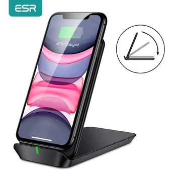 Съпротивление esr 10 W Qi Складное Безжично Зарядно За iPhone 11 Pro за Samsung Note10 S20 10 Бързо Зареждане на Безжични Зарядни Устройства Телефон Powerbank