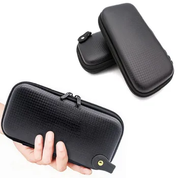 Твърд Диск SDD Калъф За Съхранение на Твърд Диск Power Bank EVA Чанта с Цип USB Кабел За Данни, Зарядно и Чанта За Слушалки Калъф Черен Преносим Калъф