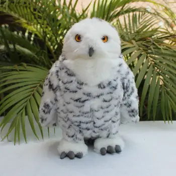 чудесна плюшен имитативната играчки сова благородна имитативната кукла снежна орел подарък за рождения ден Около 26 см h2990