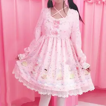 Японското хубава рокля в стил лолита